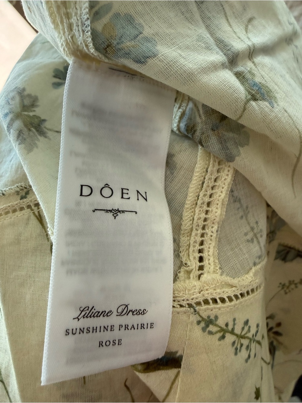 Doen Liliane Floral Midi Dress in Prairie Rose - NWT - Picture 12 of 14